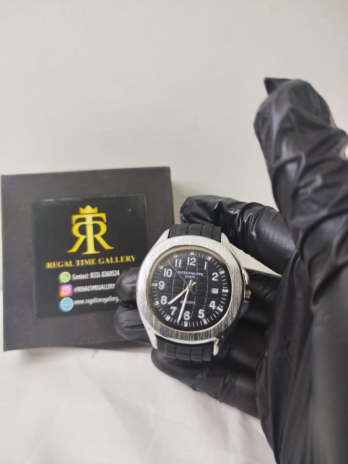 Patek Philippe Aquanaut – Black Dial Quartz Watch