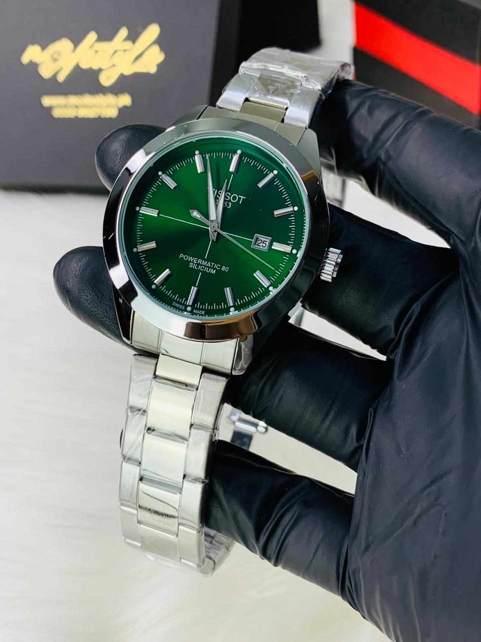 Tissot Gentlemen Model (Silver chain Green dail)