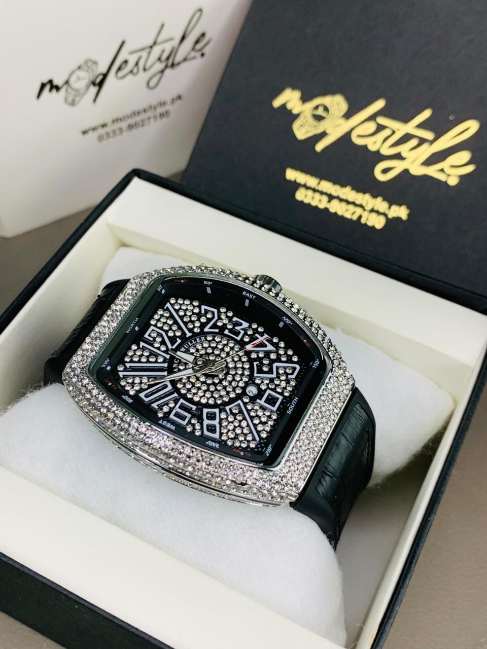 Frank Muller Stone Belt Model (Black)